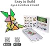TOSY Magnet Pyramid Stone - 1 Cube Turns Into 1 Billion Shapes 12 Pieces 243 Magnets Easter Gift for Kids Holographic Design Creative STEM Puzzle