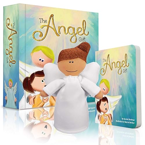 The Angel Gift Juego de libros Un libro que recuerda a los niños que los ángeles los cuidan, regalos de bautismo para niños, regalos de comodidad,