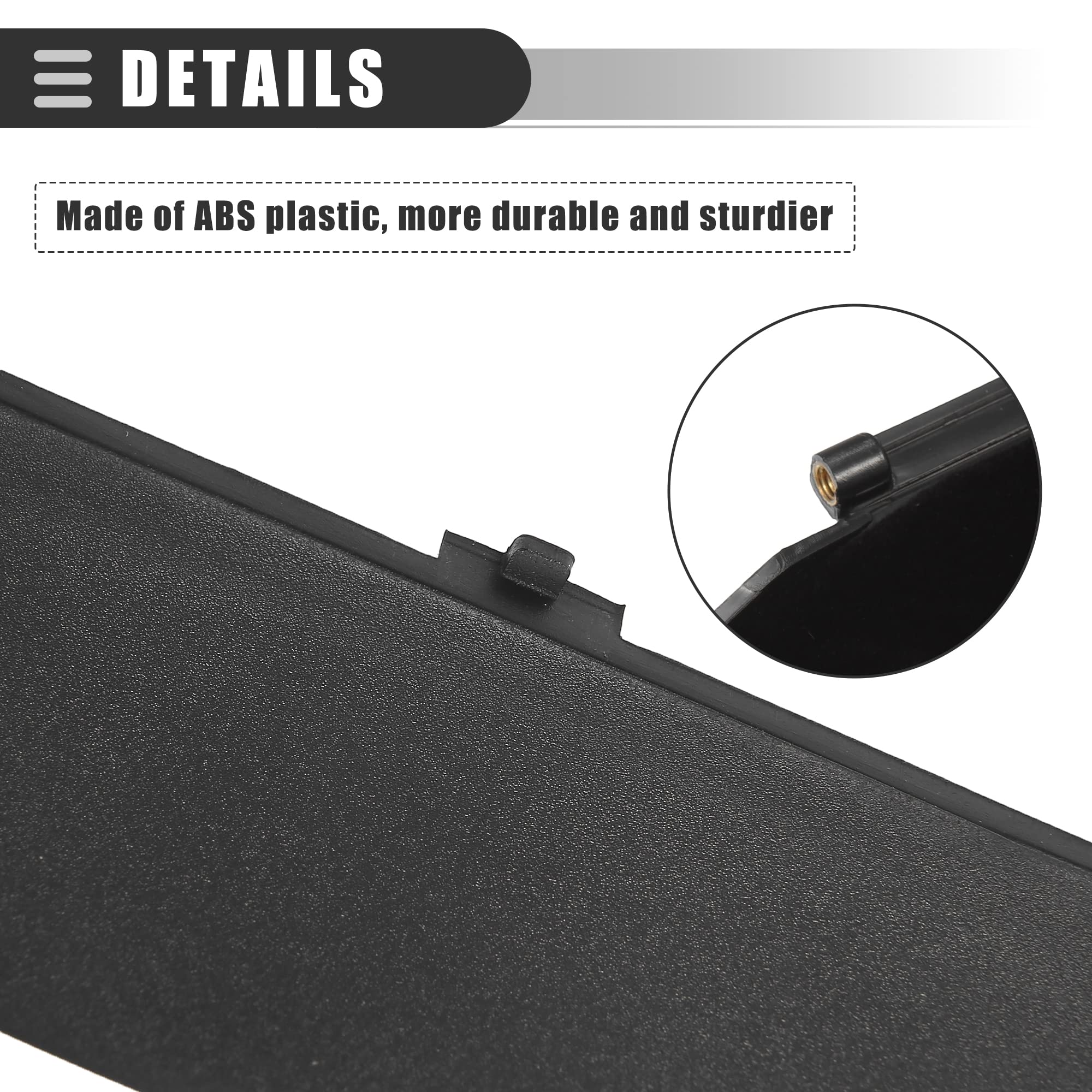 QUARKZMAN Cache Miroir Vanity Pare-Soleil Pour Porsche 996 1 Ensemble | Pour Porsche 997, Pour Porsche 987, Pour Porsche Boxster, Pour Porsche Cayman, ABS, Noir