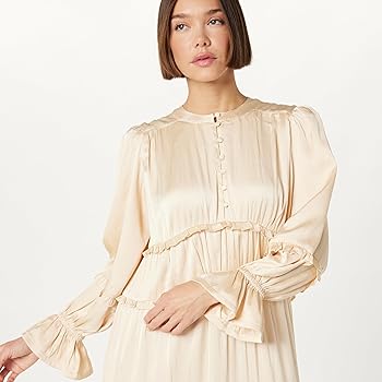 【値下】ranclic volume tiered dress viridian Elisa Dress – Dress the Population