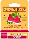 Burt's Bees 100% Baume à lèvres hydratant naturel, pastèque - 1 Tube, 1 Nombre