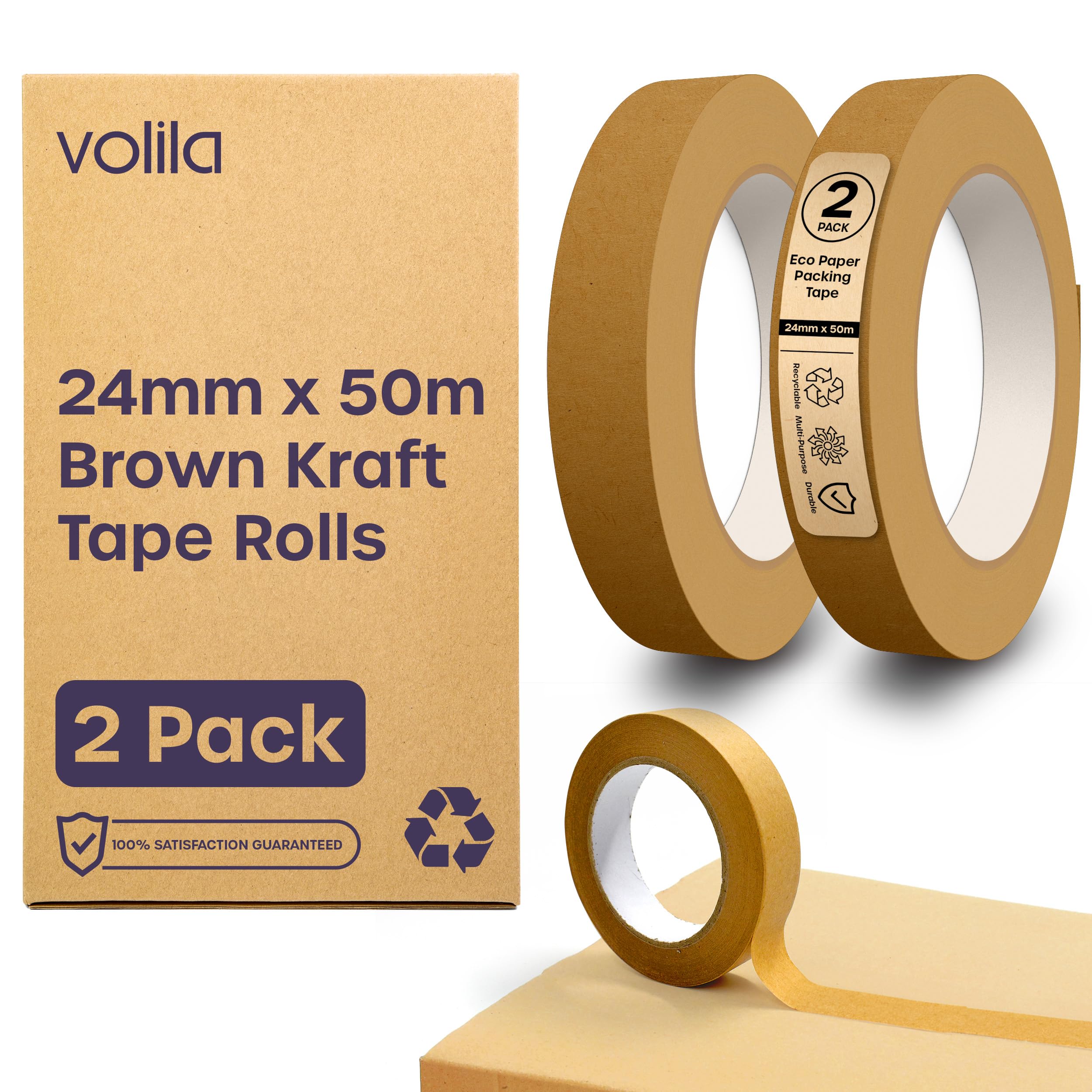 Scotch Imballaggio 36 Rotoli Di Nastro Per Pacchi Marrone Forte - Foto 8