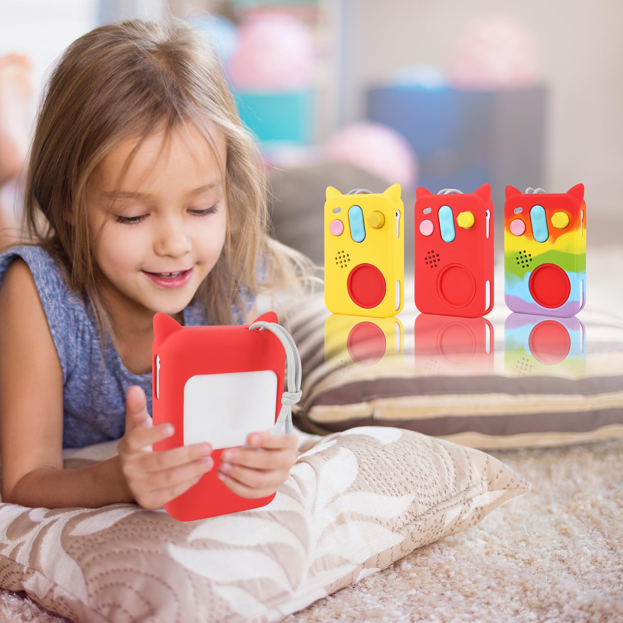Funda Protectora para FABA+ Cuentacuentos Interactivo, Silicona, Sólo Funda (Amarillo)