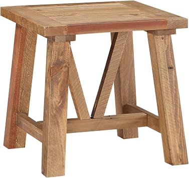 Modus Furniture Harby End Table, Rustic Tawny