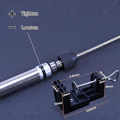 Miniatura 3 de Amoladora rotativa, Mini soporte de taladro, Percha de eje flexible, Colgante telescópico, Accesorio de herramienta rotativa, Soporte multifuncional