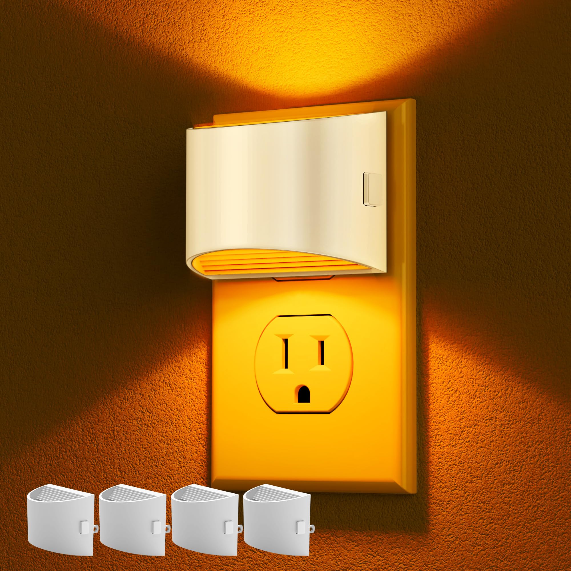 DORESshop Night Light, Night Lights Plug into Wall, Adjustable, Amber