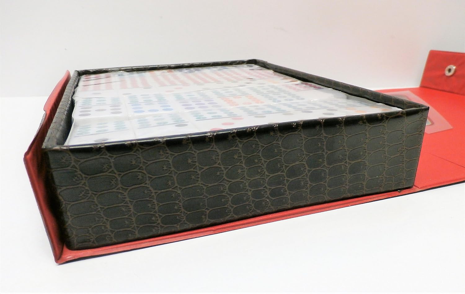 Double 12 Color Dot Dominoes Game
