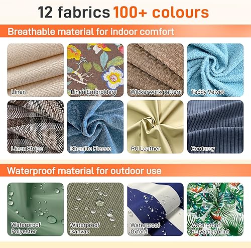 Miniatura 2 de Cojín de banco de tamaño personalizado, cojines de asiento de ventana para interiores, exteriores, muebles de patio, asiento de ventana, almohadilla