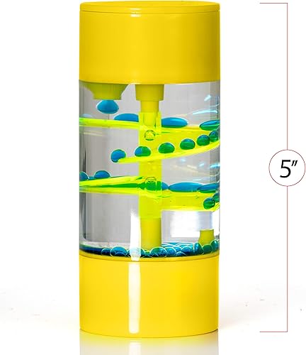 Miniatura 7 de Big Mo's Toys Juguete de temporizador en espiral de movimiento líquido para juegos sensoriales, juguete relajante de burbujas para autismo, TDAH,