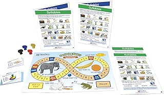 Syllables Learning Center Game - Grades 1-2