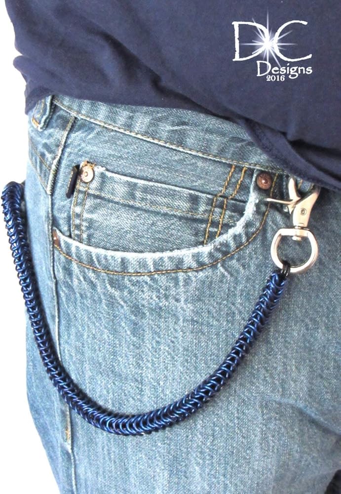 小物 Engraved Narrow Wallet Chain Chain Wallet for Men,leather