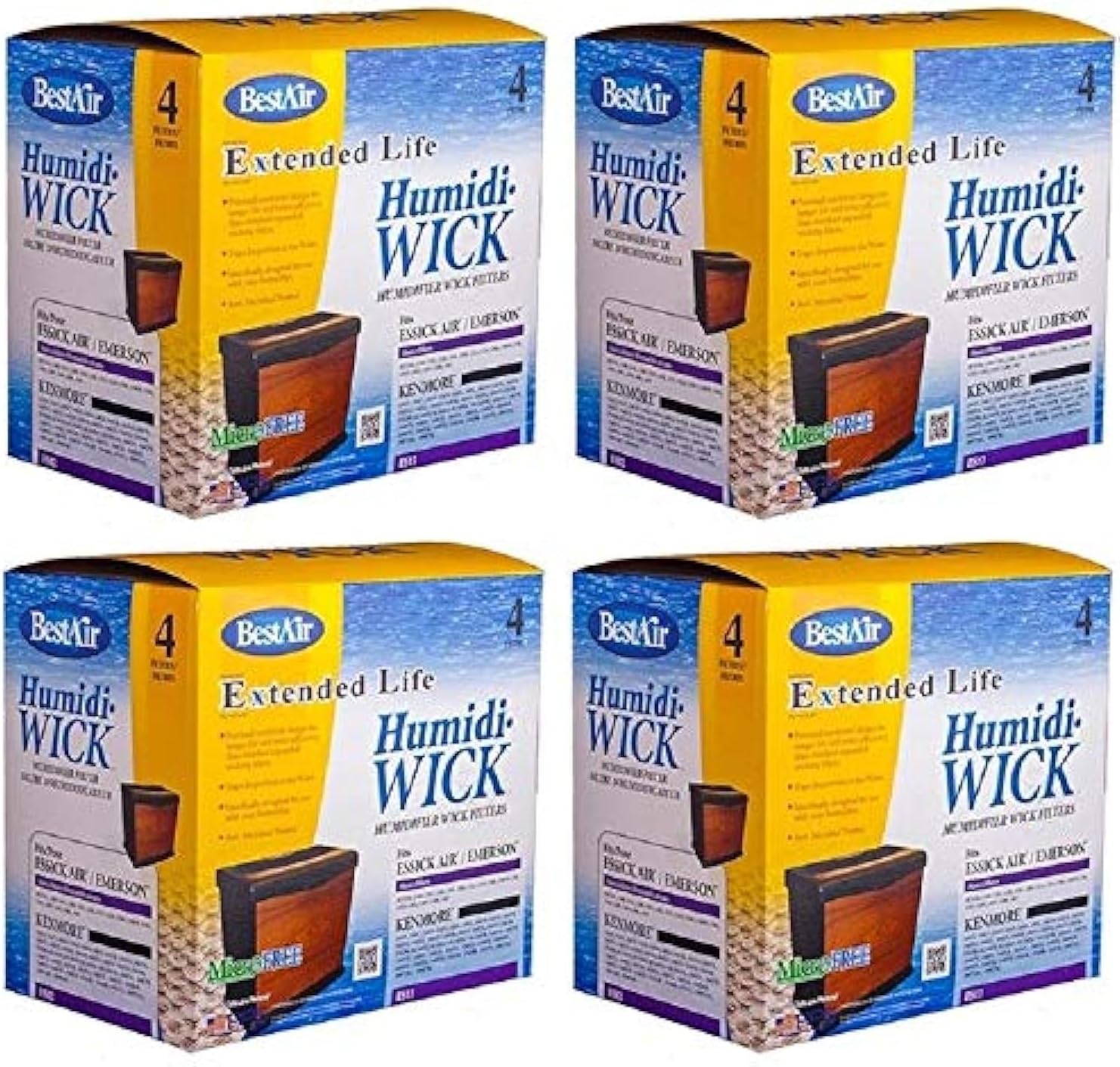 RPS BestAir Water Wick Filter for Emerson and Kenmore (16 Filters)