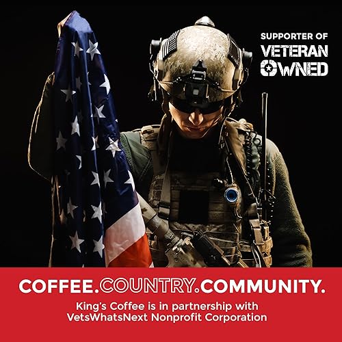 Miniatura 8 de King's Coffee - K Cups Coffee - Tazas K Cups de café mezcla de desayuno, tazas K de café de tostado medio, café de comercio justo, sin OMG, sin