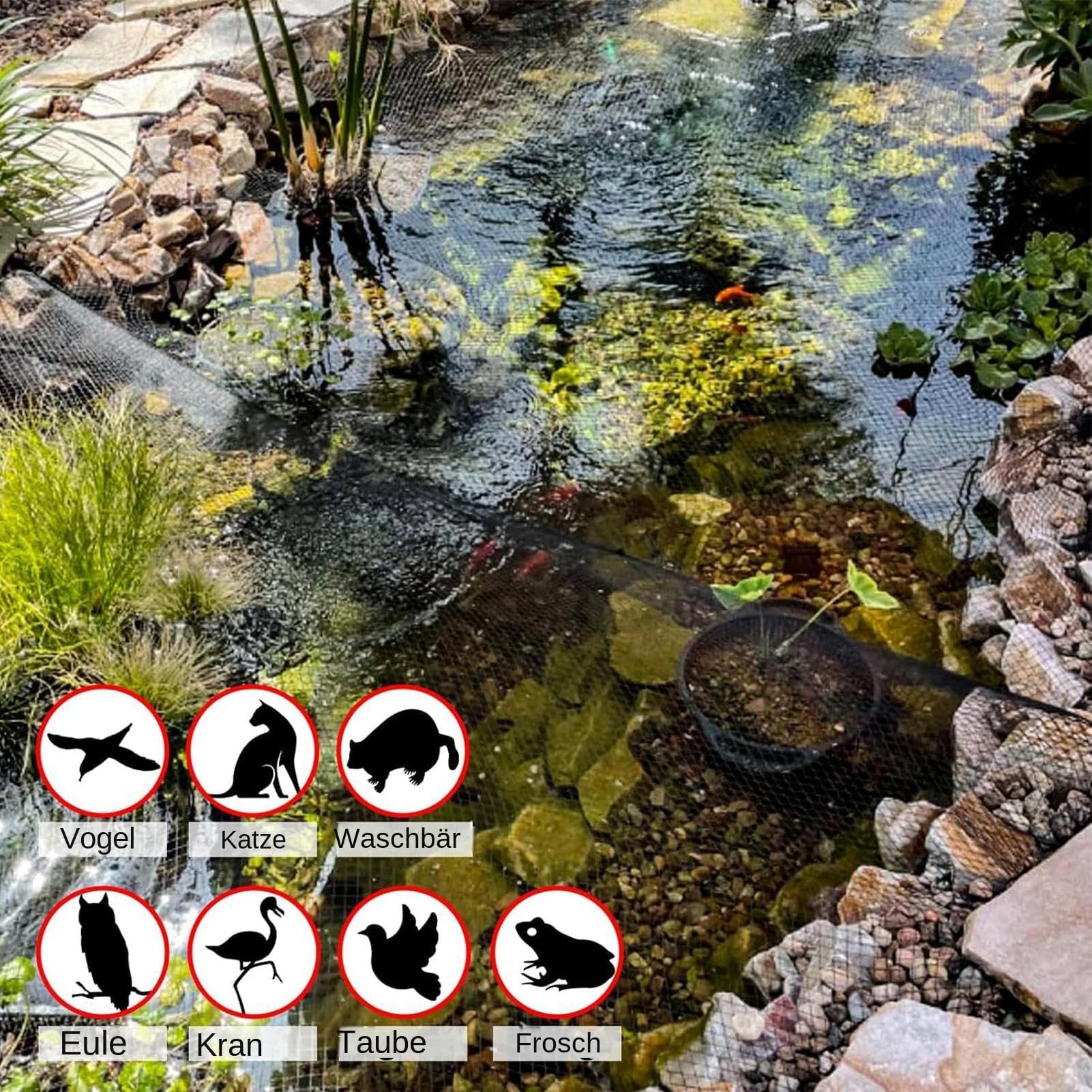 Red de protección para jardín, red antipájaros para árboles frutales y verduras, barrera de polietileno impermeable de 4 x 10 m, práctica y protege contra daños en tu jardín
