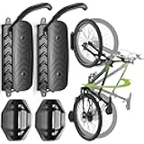Housolution Swivel Bike Wall Mount [2 Pack], 150° Swivel Vertical Bike Rack Wall Hanger Holds up to 66lbs for Mountain/Road/Hybrid Bikes, Bike Hangers, Bicycle Storage Rack for Garage