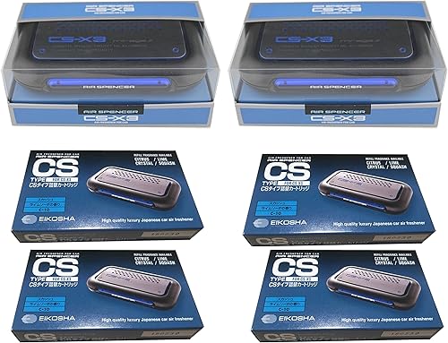 CS-X3 aroma fresco de calabaza 2 unidades y 4 cartuchos de recarga CSX3 Bundle ambientador de coche