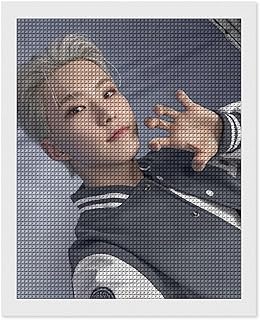 セブチ ホシ セブンティーン ダイヤモンドビーズ 壁の装飾 ダイヤモンドアート ビーズ芸術 手描き 面貼り付けタイプ DIY 手作り クロスステッチ ダイヤモンドの刺繍 ビーズ画 手作りセット ファッション 芸術品 工芸品のプレゼント 5 Dダイヤモンド画 簡単で学びやすい 大人用子供用