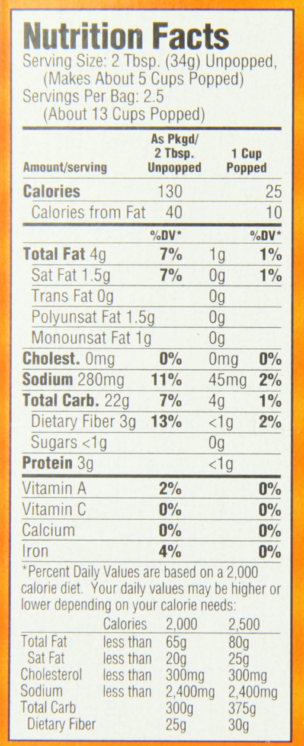 Great Value Butter Microwave Popcorn, Oz, 24 Count