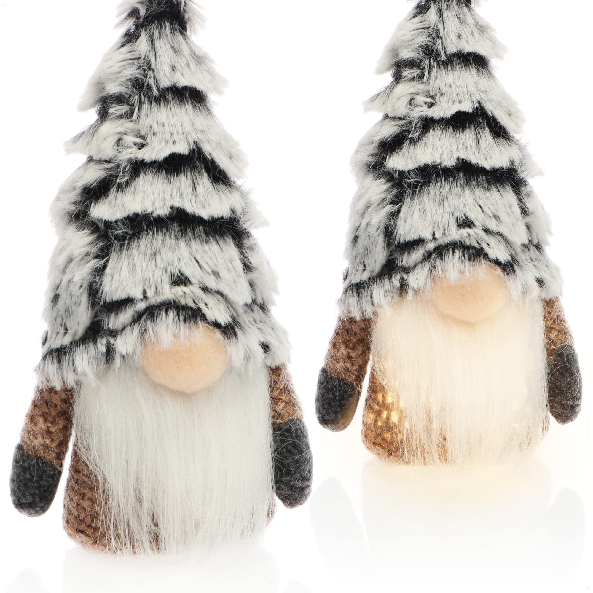 Een Kleine Dwerg Met Baard In Een Groen Gevlekte Hoed Die Een Hoefijzer Zijn Handen Houdt Symbool Van Geluk Beetje Leuk Tekenfilm Vlakke 234883578