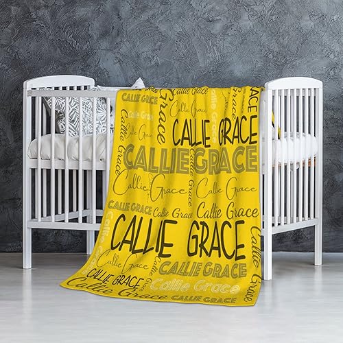 Miniatura 192 de Dr.TOUGH Mantas personalizadas para niños y adultos, manta personalizada con nombre para niños, manta con monograma con nombres personalizados