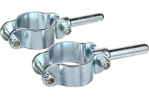 Seachoice Zinc-Plated Steel Clamp-On Oarlocks (Set of 2) - Durable & Sturdy