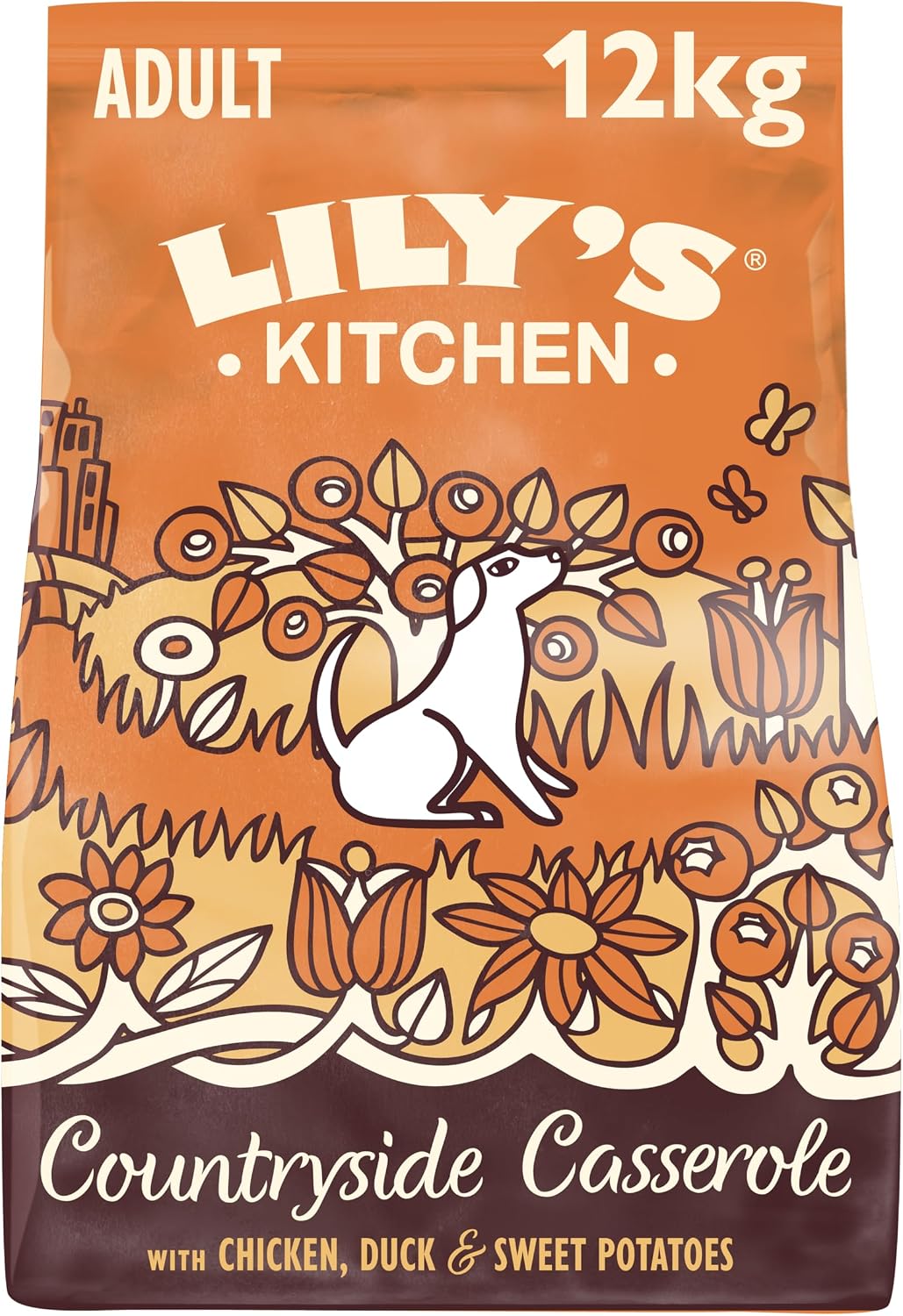 Lily's Kitchen Completo Pienso seco para Perros Adultos, con pollo y pato, 12 kg