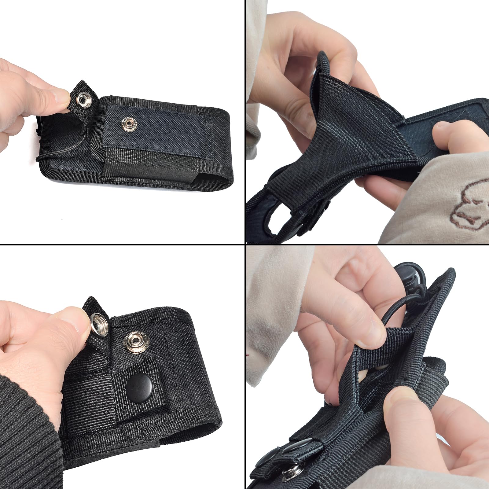 HYS Walkie Talkie Pouch Molle Supporto Radio Custodia Multifunzionale