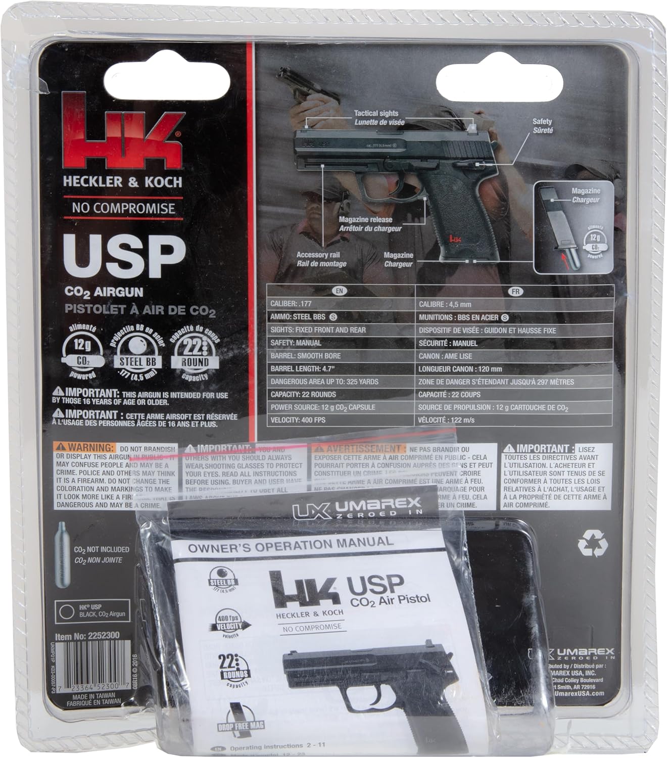 Umarex HK Heckler & Koch USP .177 Caliber BB Gun Air Pistol