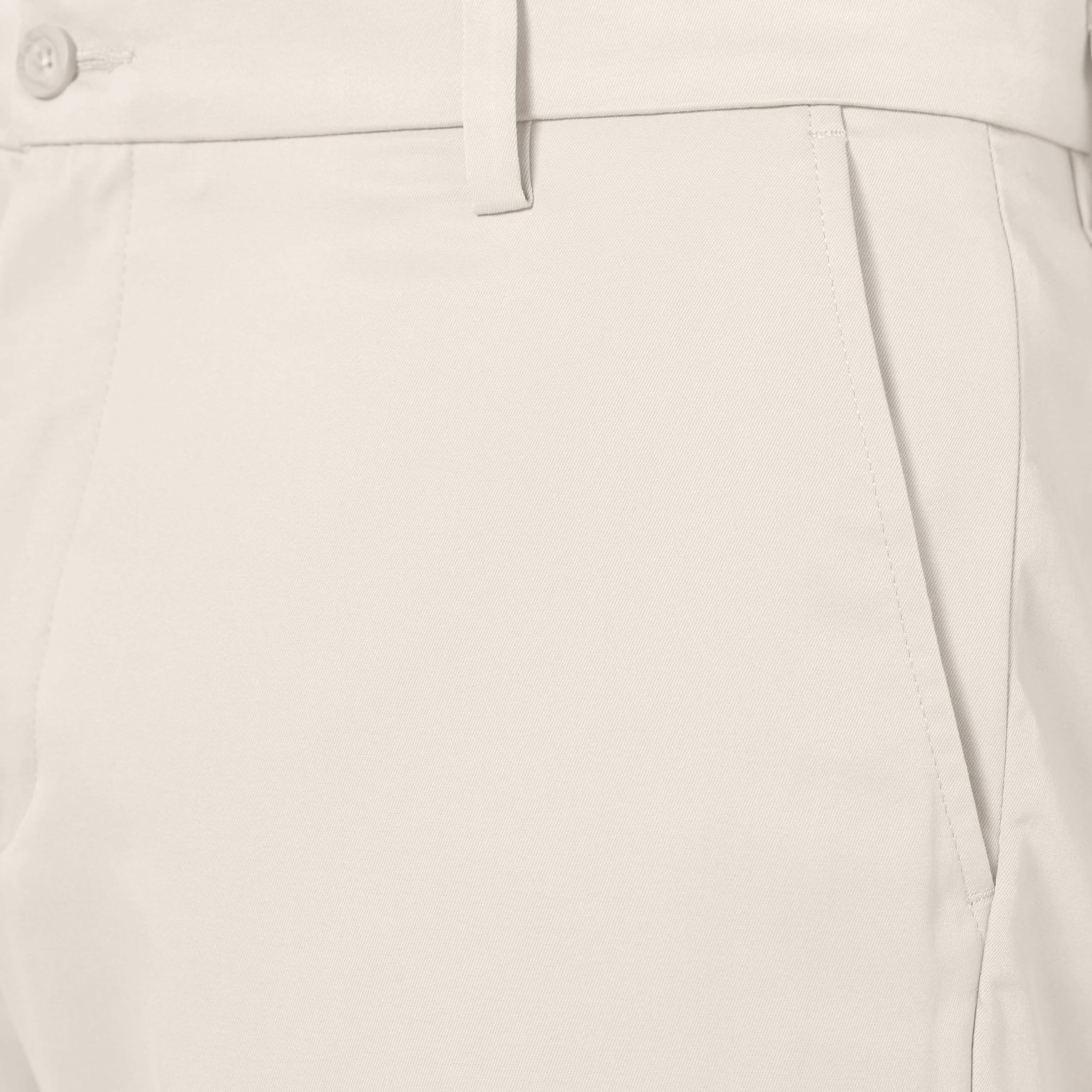 Amazon Essentials Pantalones de Golf Elásticos de Corte Clásico para Todo el Día Hombre, Piedra, 32W / 31L