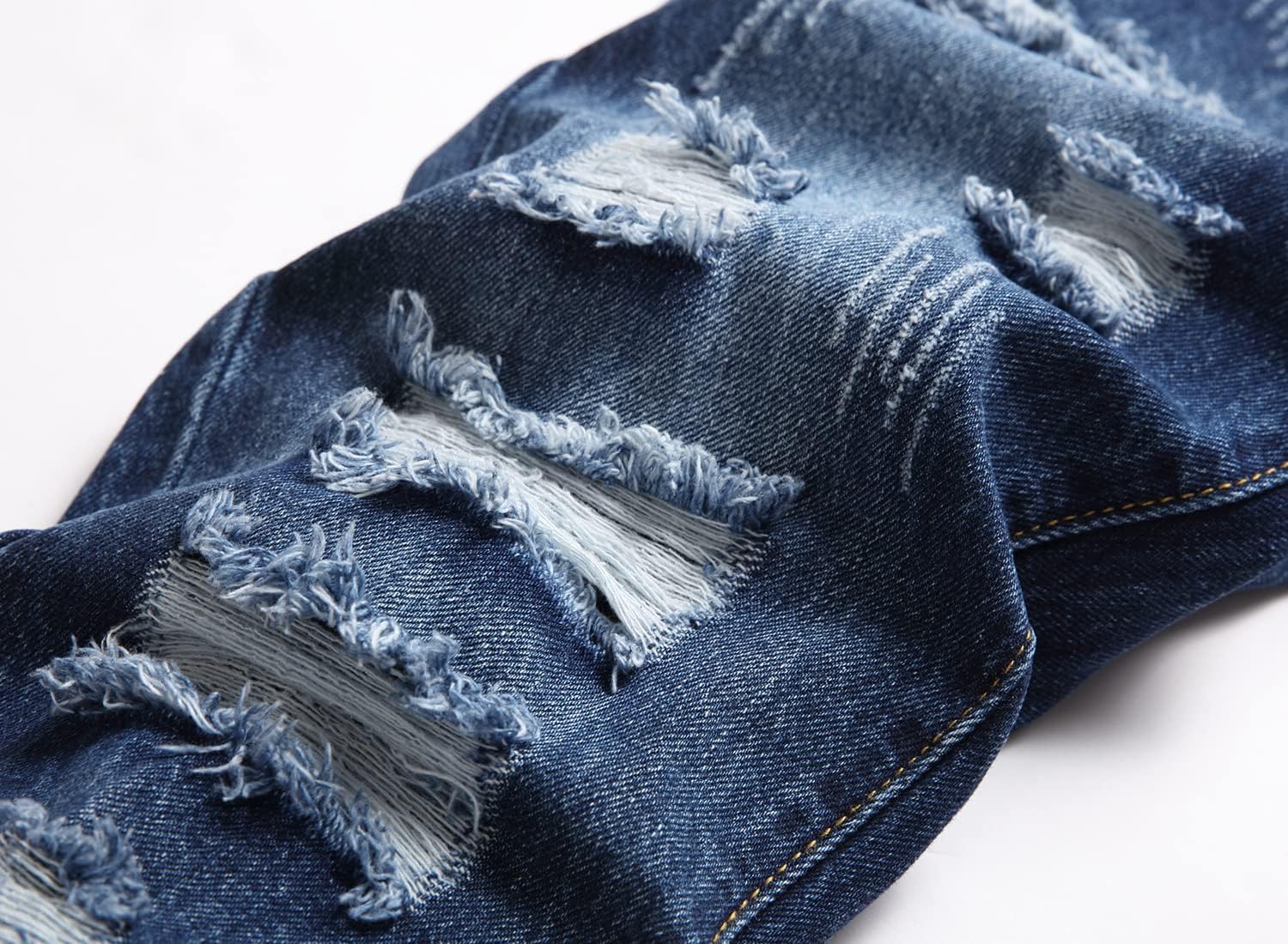 AITITIA Men's Ripped Regular Fit Jeans - Image 6