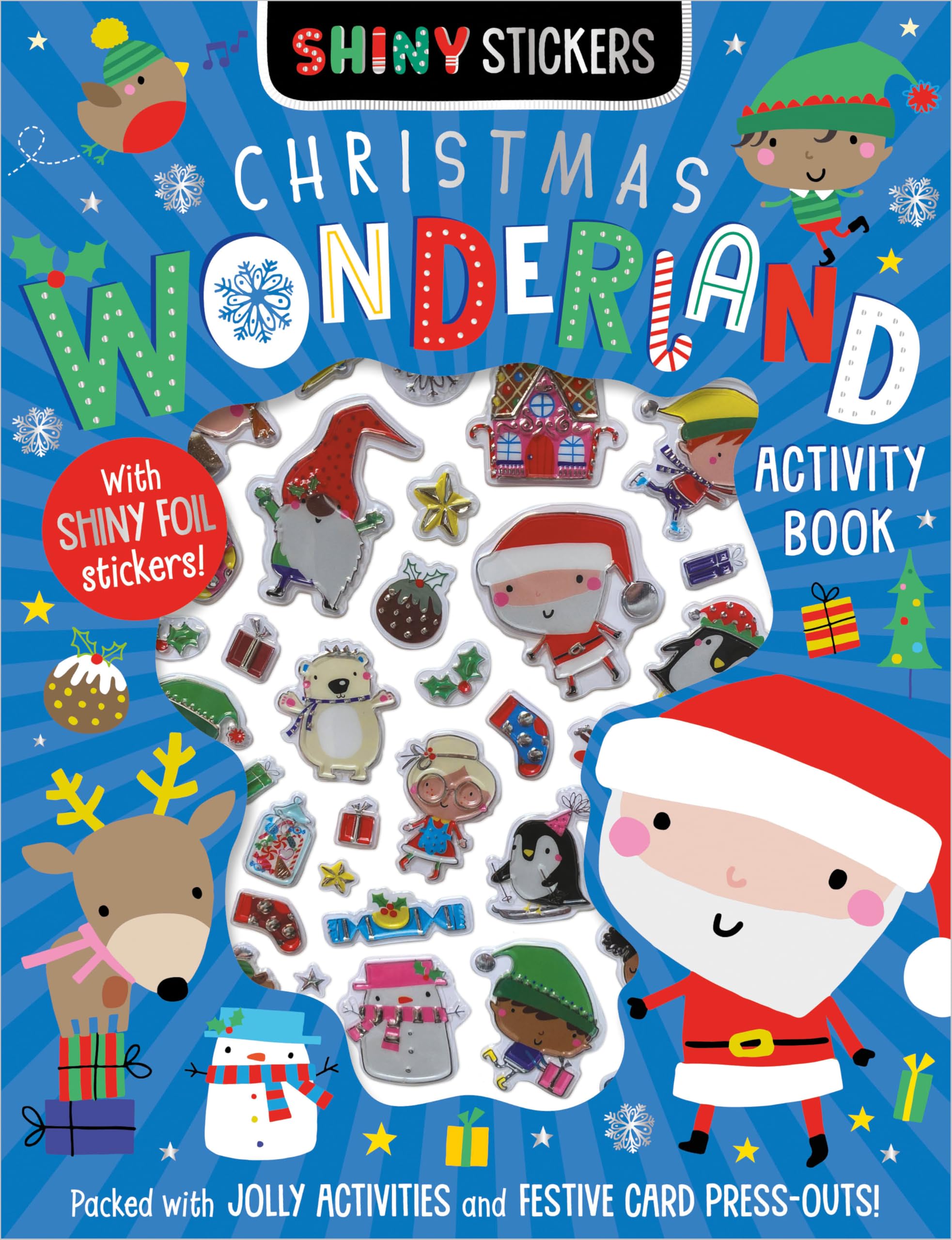 Shiny Stickers Christmas Wonderland - Christmas Activity Book