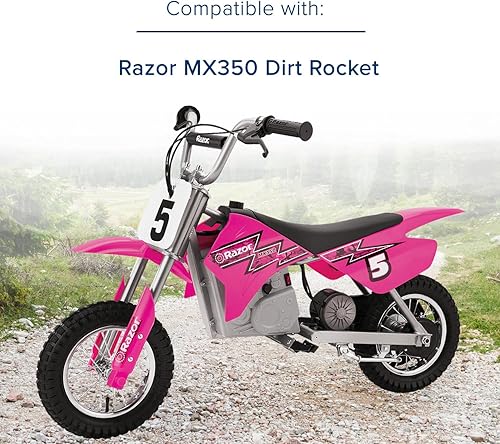 Miniatura 2 de AlveyTech Paquete de baterías prémium de 24 voltios para la moto Razor MX350 Dirt Rocket (7 Ah, versiones 9-32) Juego de 2 baterías AGM recargables