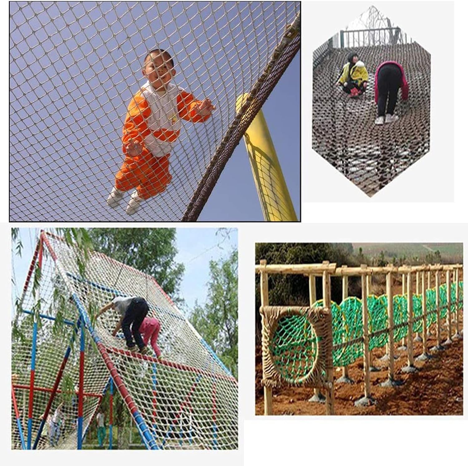 Outdoor Climbing Cargo Net per parco giochi e casa sull'albero accessori