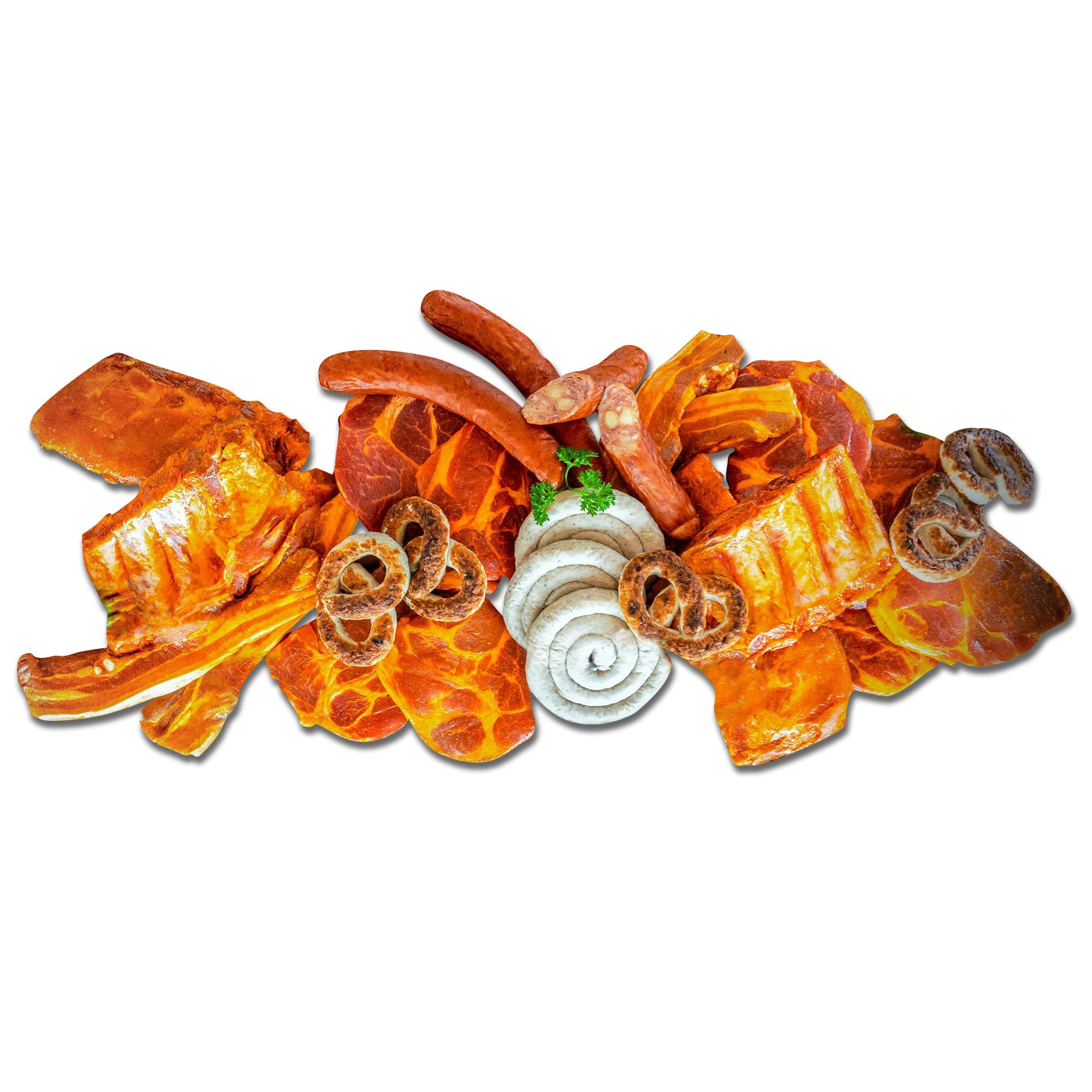 WURSTBARON® Grillpaket BAYERN für 10 Personen - Für den perfekten Grillgenuss - verschiedene marinierte Grillfleisch Sorten und Bratwürste