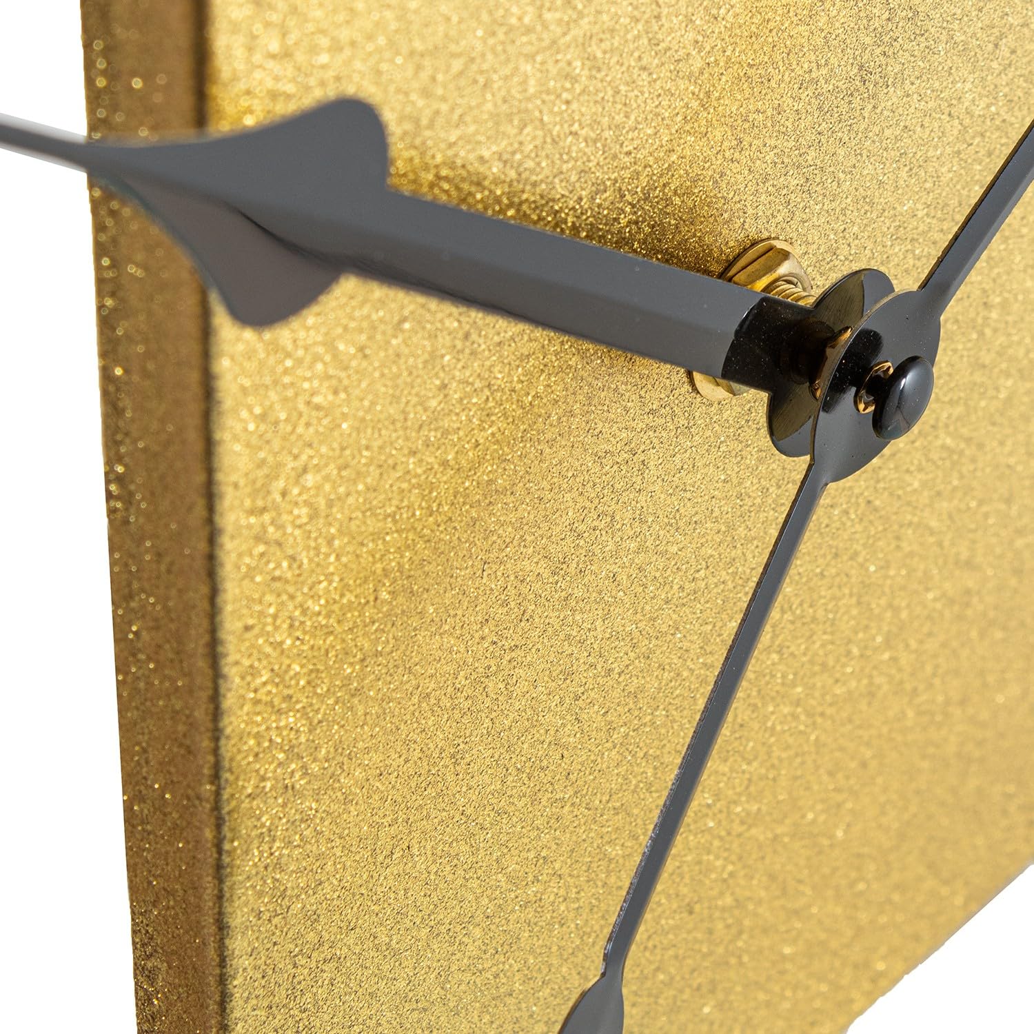 Reloj de pared de Metal Dorado 4.5x106x61 cm