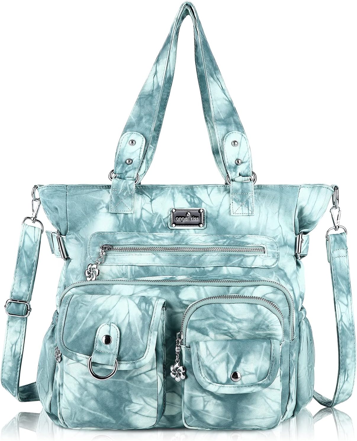 Angel Kiss Large Purses for Women Soft PU Leather Hobo Bag for Women Shoulder Bags