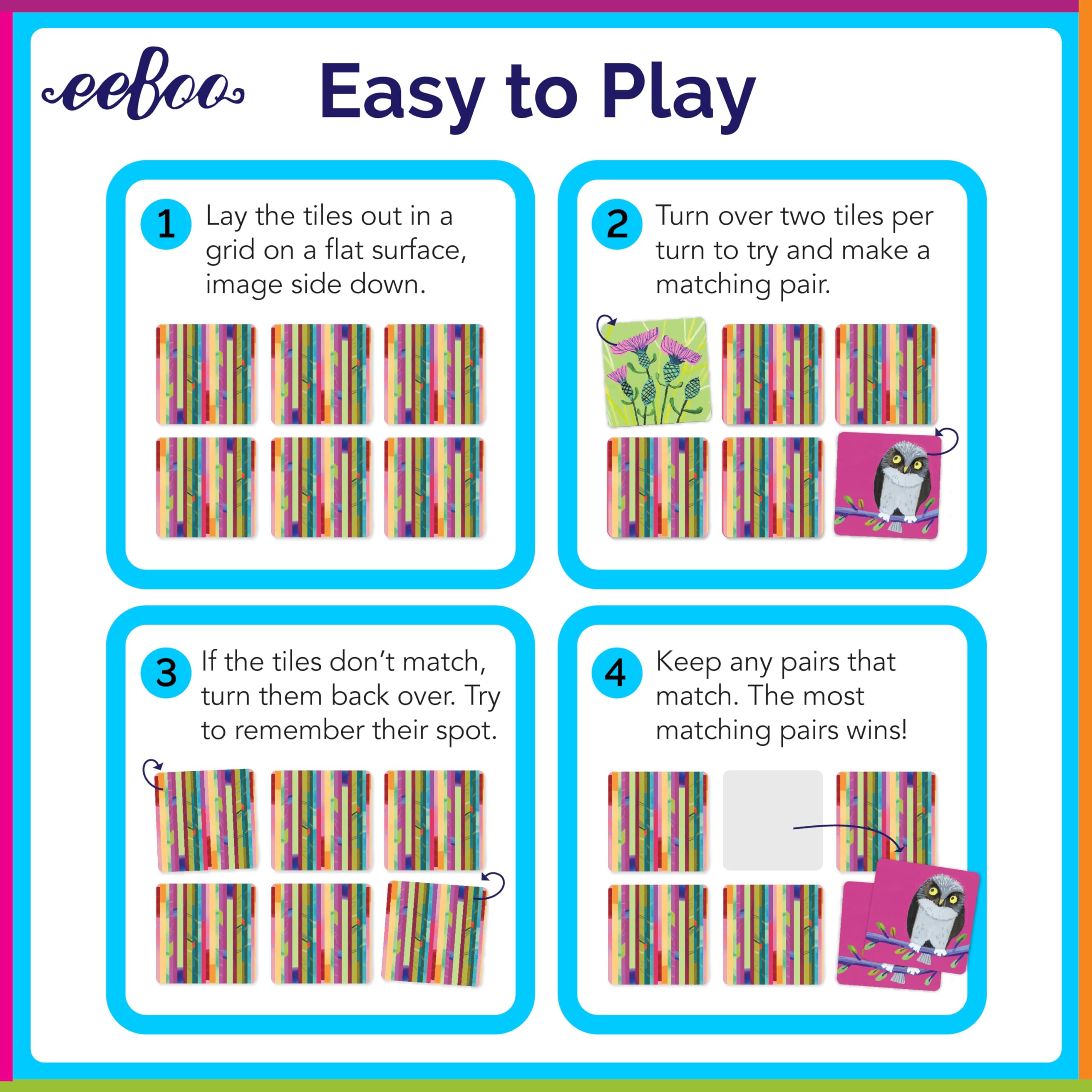 eeBoo - Memo vita sulla terra, gioco di carte (MGLOE3).