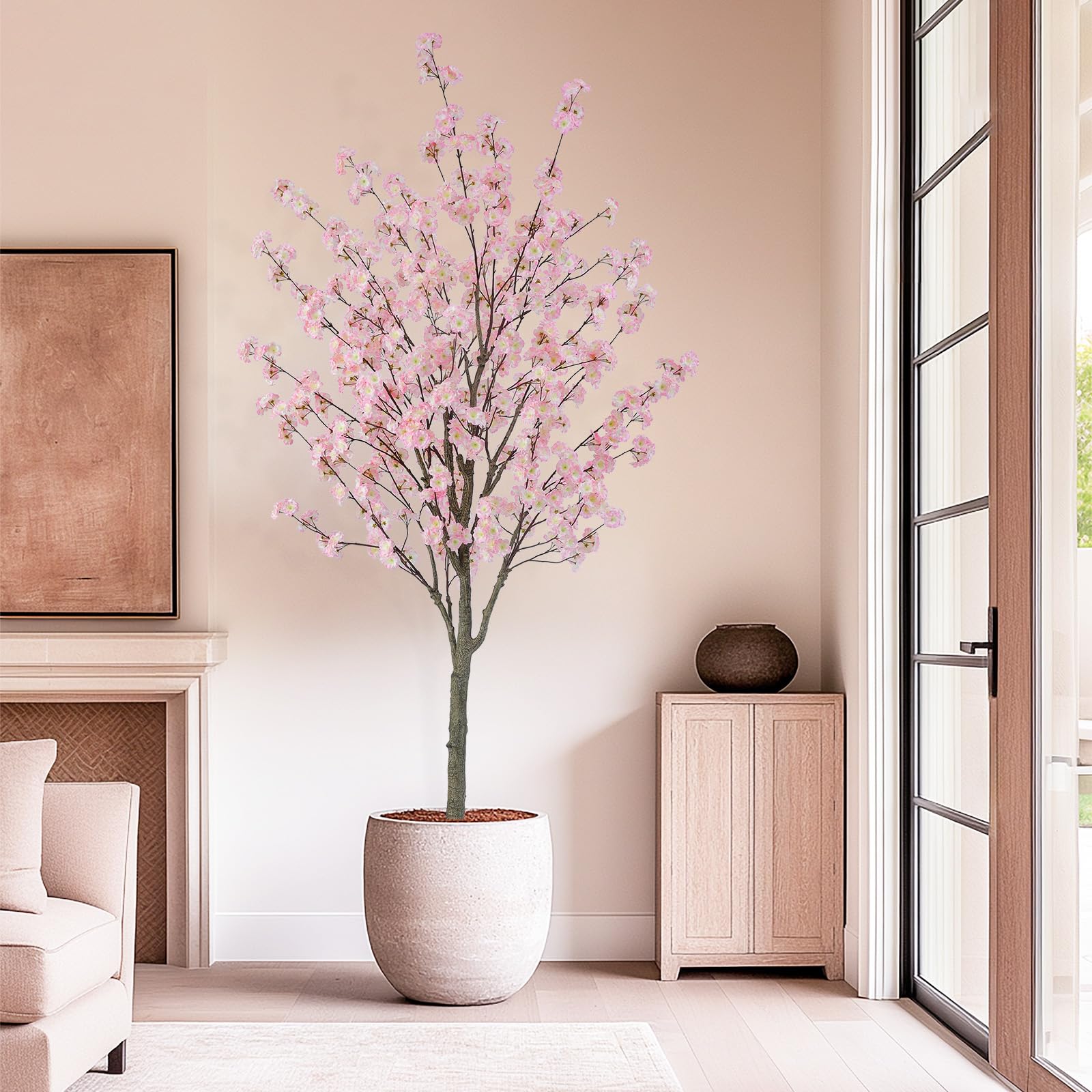 Amazon.com: Nafresh Tall Artificial Cherry Blossom Tree - 8Ft(96