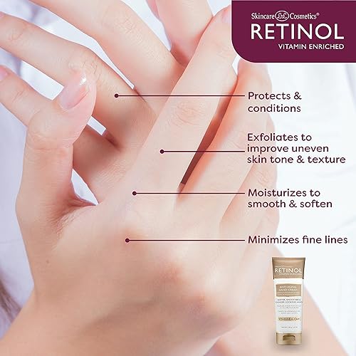 Miniatura 5 de LIVAURA Retinol Crema de manos antienvejecimiento – La marca original Retinol para manos más jóvenes – Crema de manos rica que acondiciona y protege