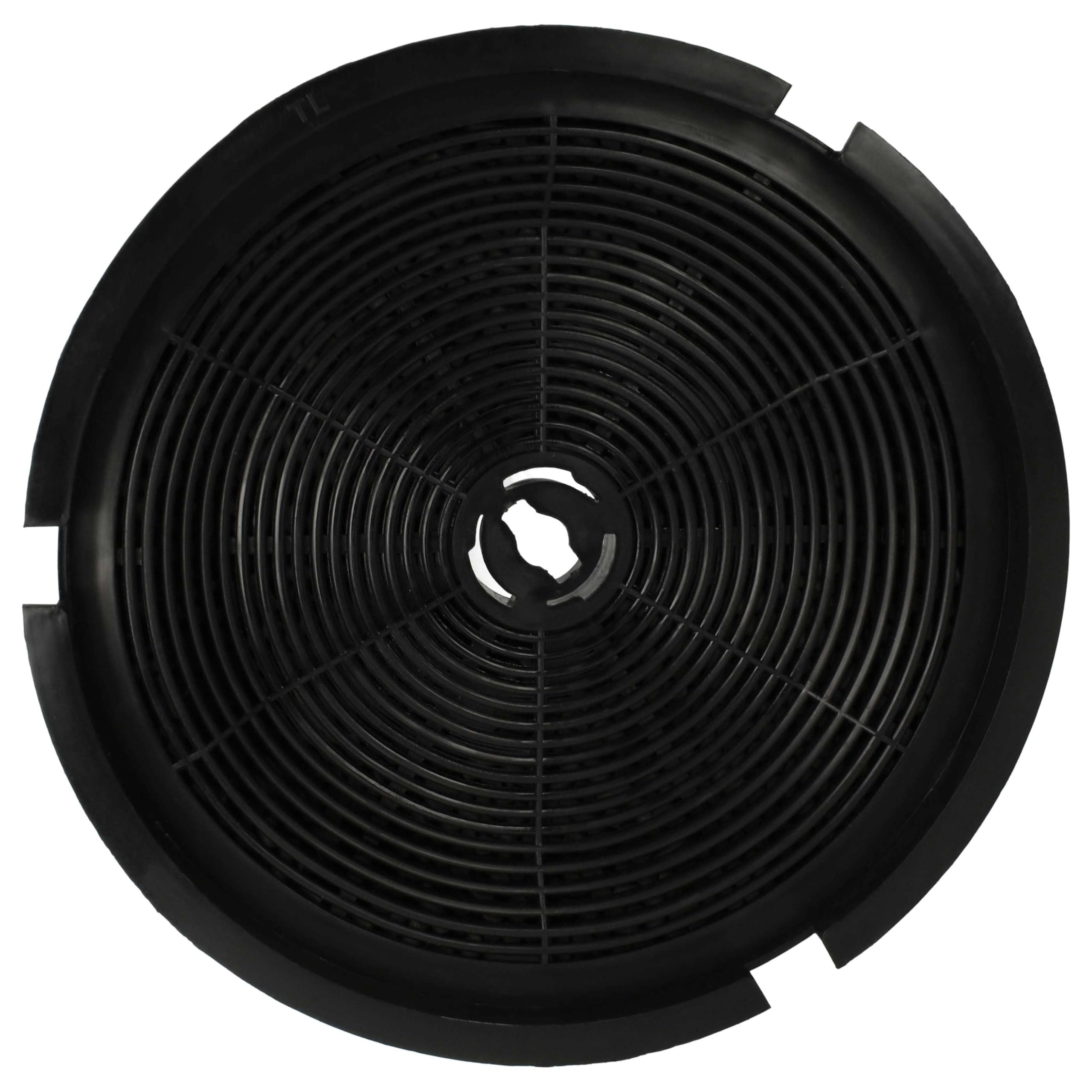 vhbw 10x filtro de carbón activado compatible con Etna 4410 NZT, 4410 NRVS, 4420 NWT, 4420 NRVS, 4400 NZT, 4400 NRVS campanas cocina - 19 cm