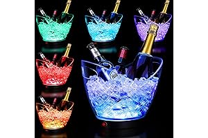 LED Light Ice Buckets (Pack of 6)