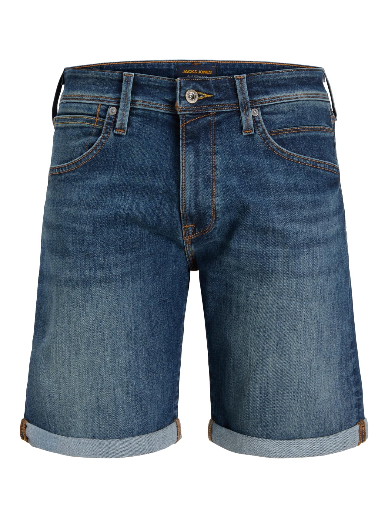 JACK & JONES Men's Shorts, Blue Denim/Pack:am 311, M