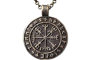 Viking Compass Necklace: A Talisman of Guidance for Your Son