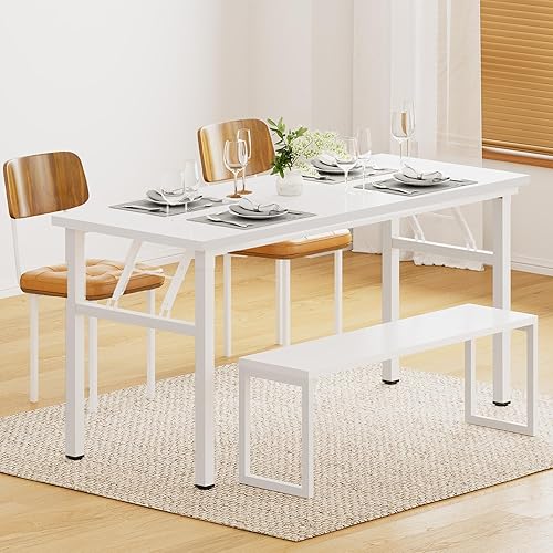 Miniatura 54 de DlandHome Escritorio plegable pequeño de 31.5 pulgadas, escritorio de computadora para oficina en casa, mesa plegable para espacios pequeños, no