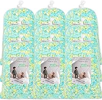 Vista 8 de Relleno para saco de boxeo de 5 libras, relleno de frijoles para almohada y puf, relleno de espuma viscoelástica triturada, relleno para saco