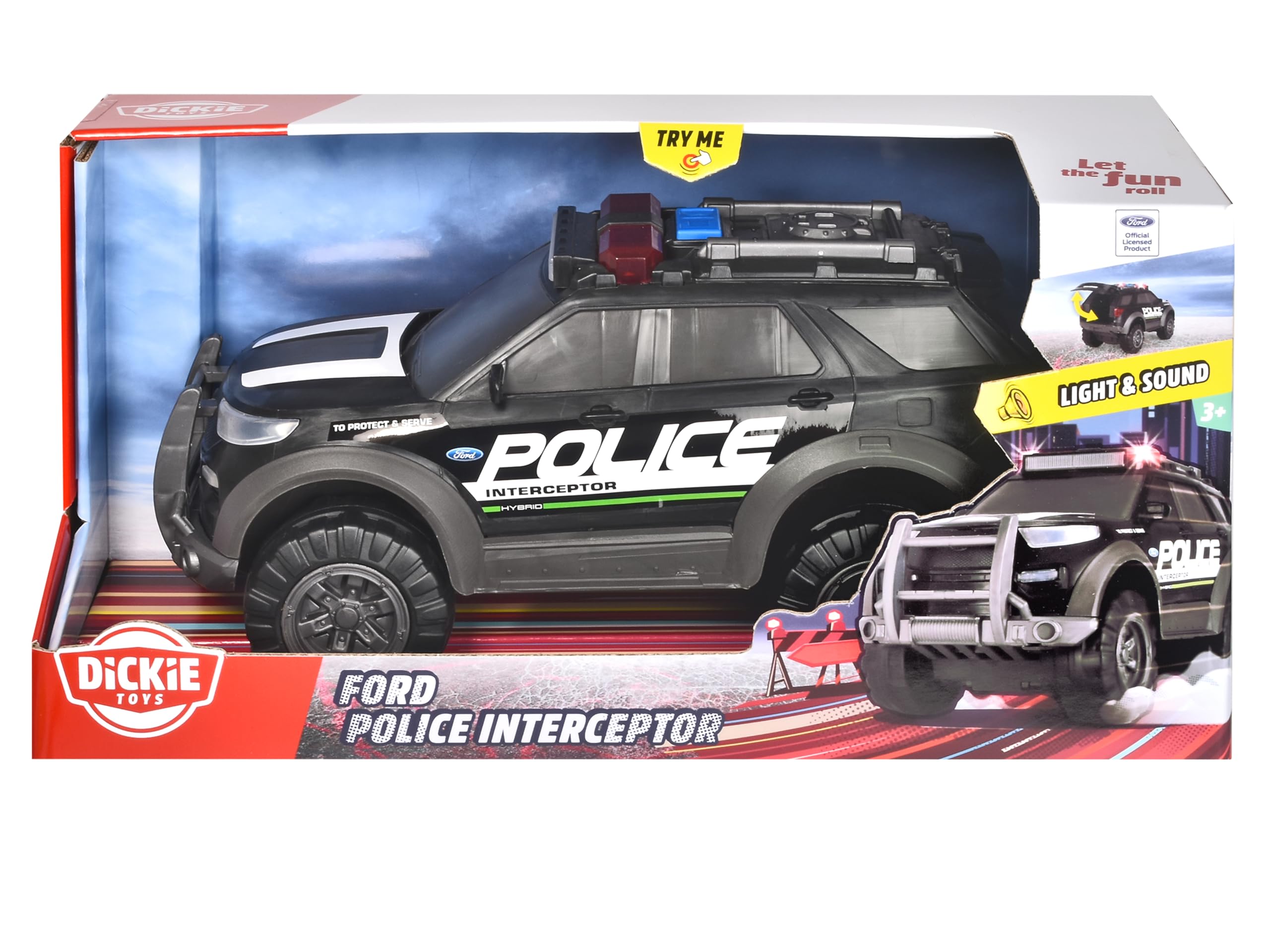 Amazon.com: Dickie Toys 203306017 Ford Interceptor Police SUV Toy