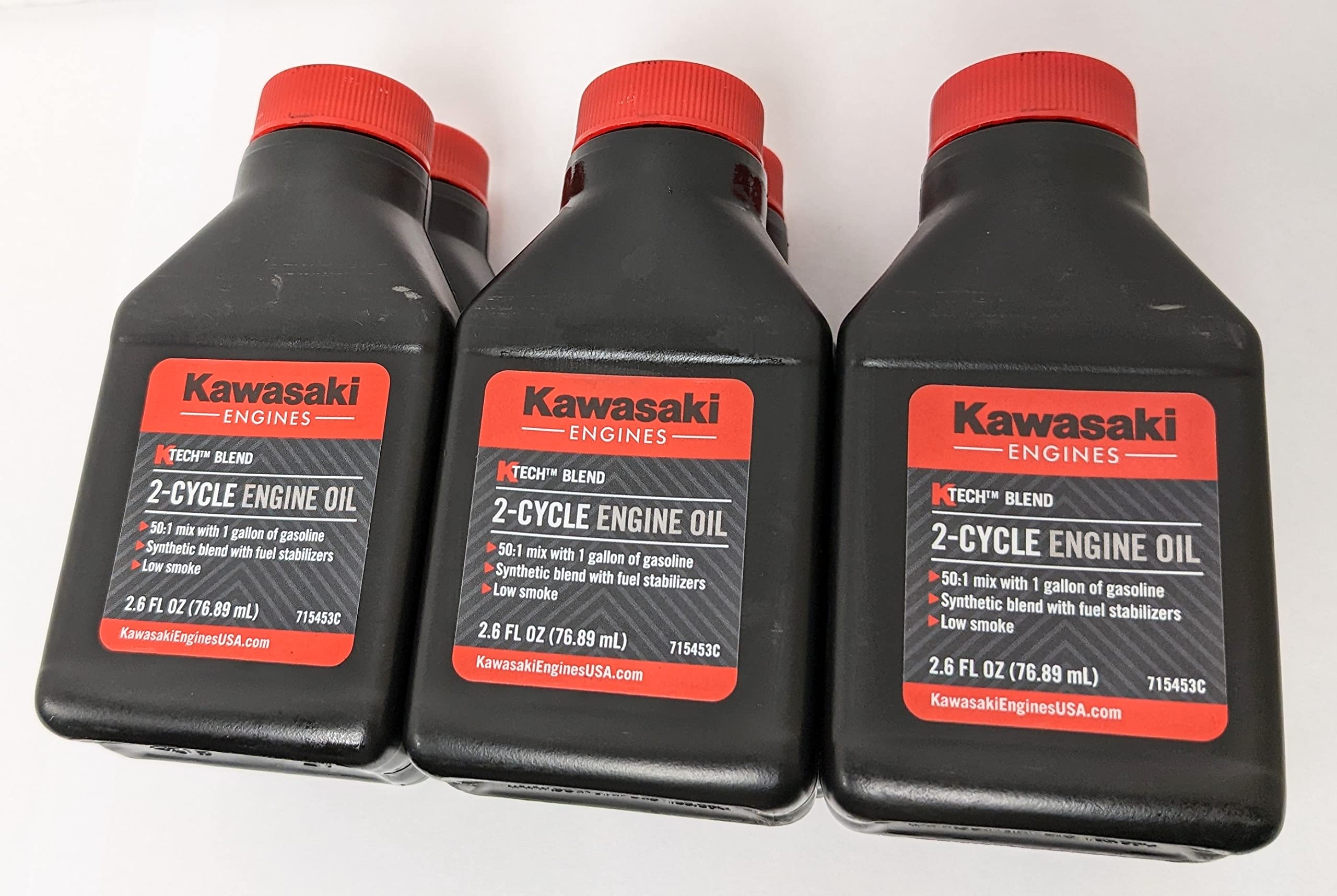 Amazon.com: Kawasaki 99969-6082 KTECH 2-Cycle Oil 6pk - 2.6oz