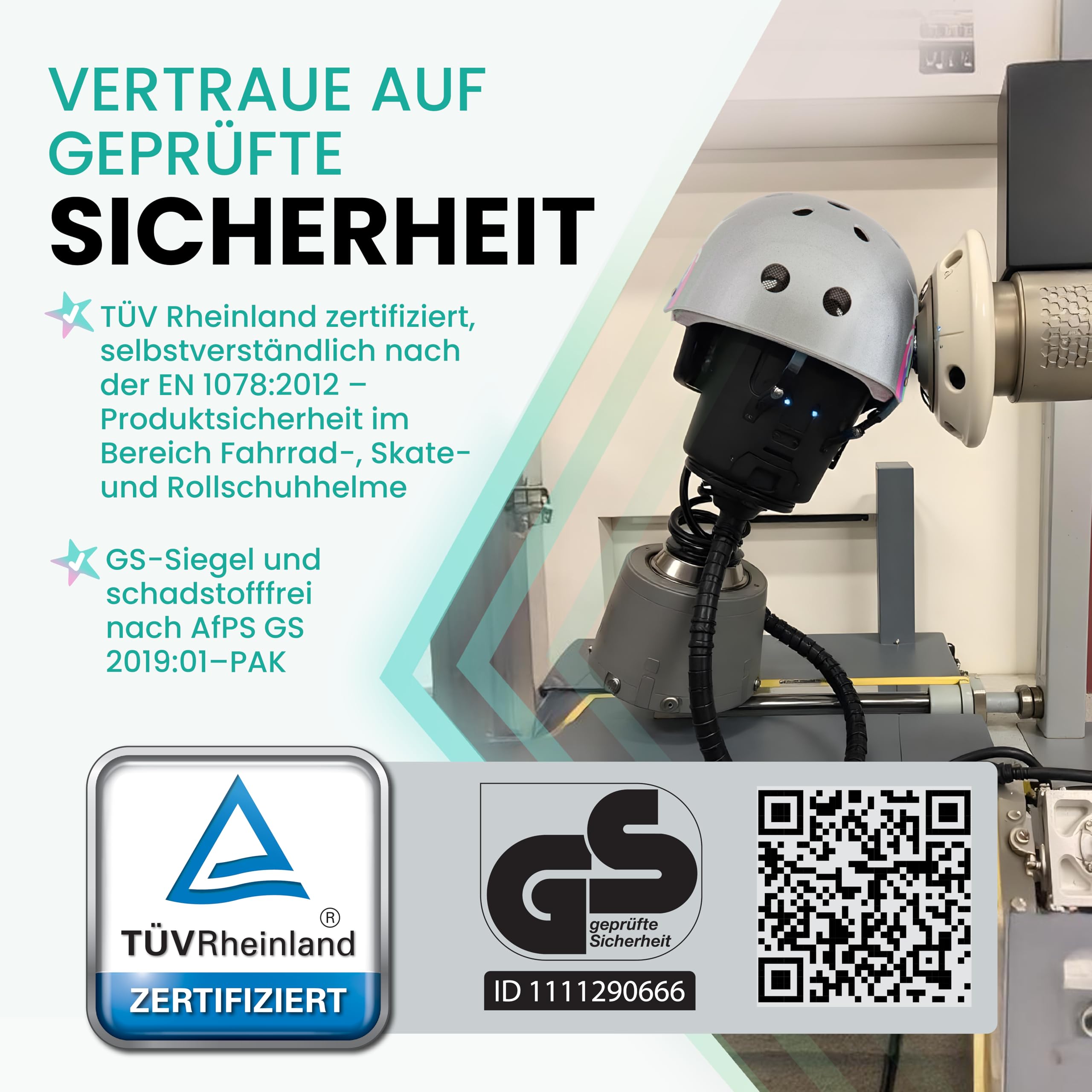 99FLIPS Skaterhelm Kinder & Erwachsene - GS Zertifiziert durch TÜV Rheinland - Kinderhelm von Deutscher Marke - Scooter Helm