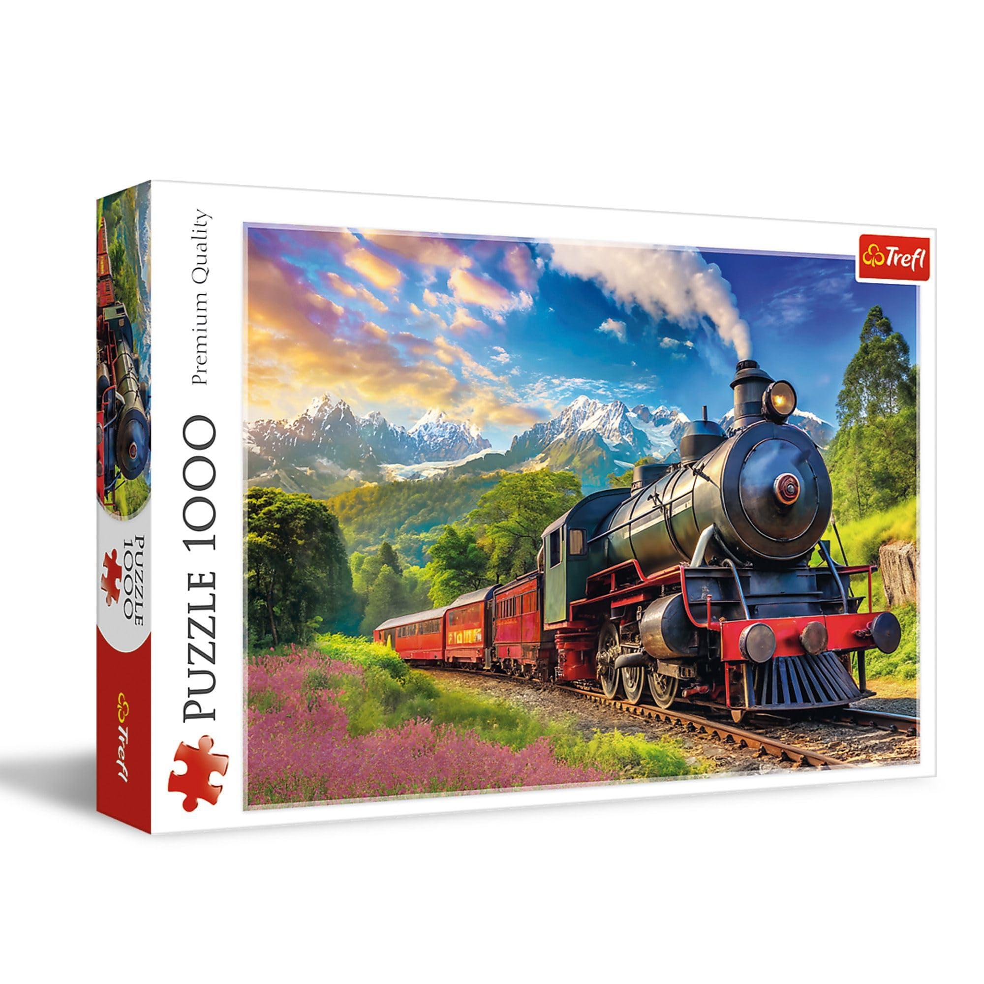 Trefl Train Journey 1000 Pieces Tea, Creative Entertainment, Classic Puzzle for Adults and Children from 14 Years, Multicoloured, 10929