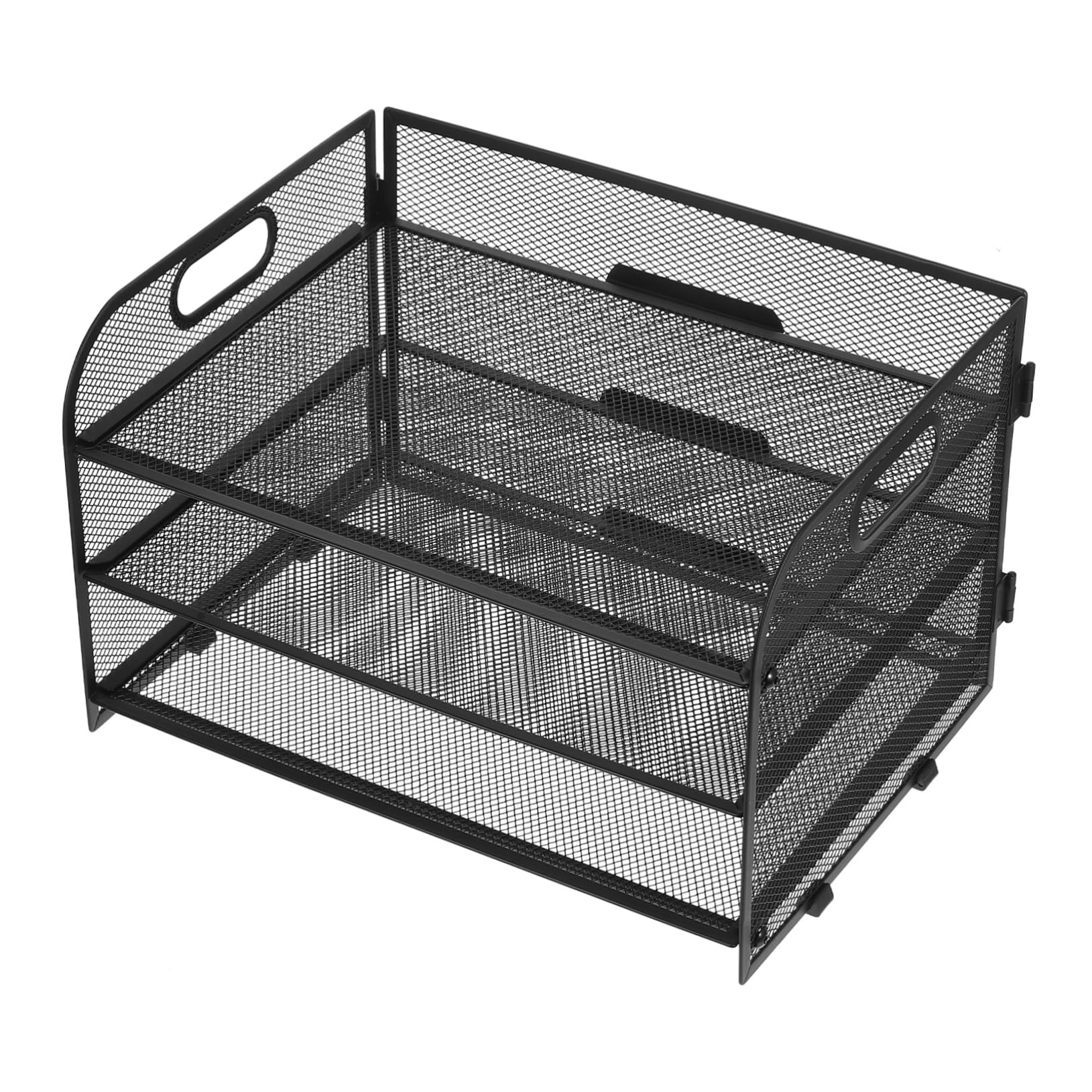 Artibetter Organiseur de Bureau Maille Range-revues Maille Porte-courrier Étagère de Bureau Porte-documents Présentoir à Documents Organisateur de Courrier